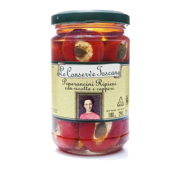 Tšillipipar ricotta ja kappariga päevalilleõlis 314ml