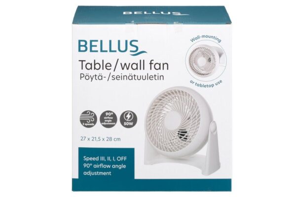 Lauaventilaator Bellus valge