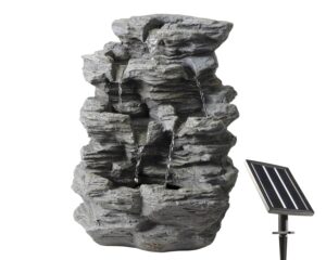 Purskkaev Solar Kivi 34,5x32x h44cm