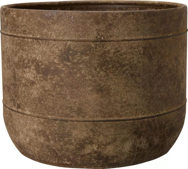 Lillepott Luna Ø30x h24cm rooste