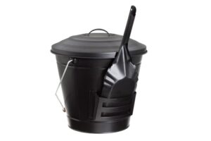 Tuhaämber labidaga must 12,5L