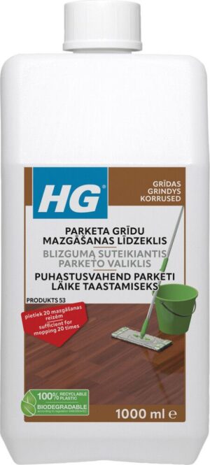 Puhastusvahend parketile läikiv viimistlus 1L