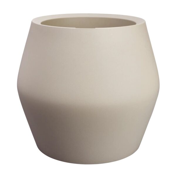 Lillepott June Split Low Ø46x h42cm beež