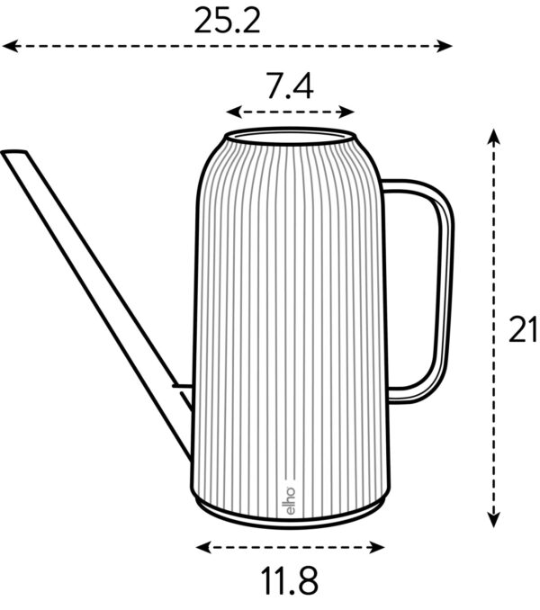Elho kastekann Vibes valge 1,7L