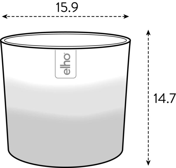 Lillepott Elho Colour Gradient Ø16× h15cm beež