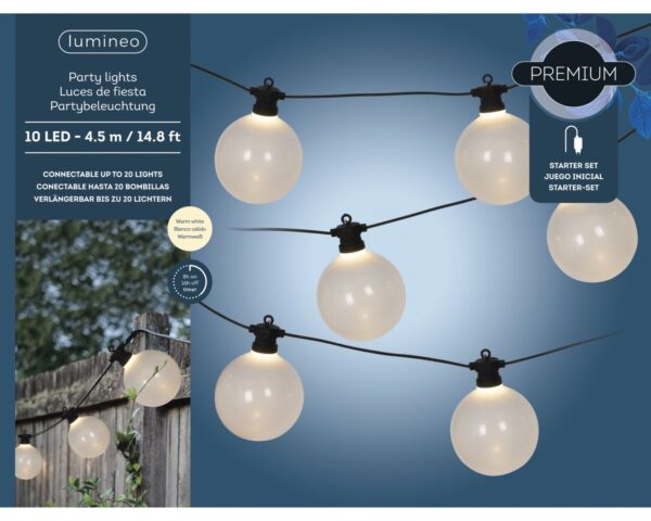 Valguskett soe valge 4,5m 10LED IP44