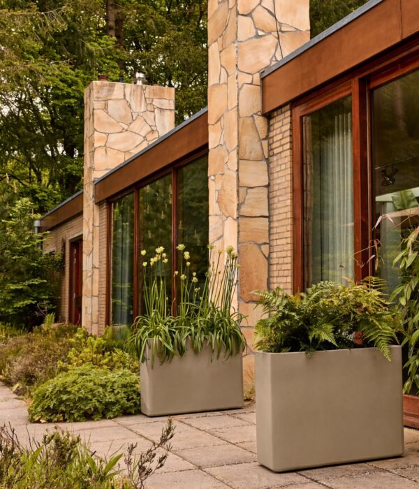 Lillepott June Brick Divider 80x30x h59cm beež