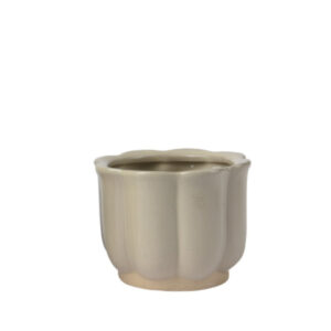 Lillepott Ø11,5x h9,2cm beež