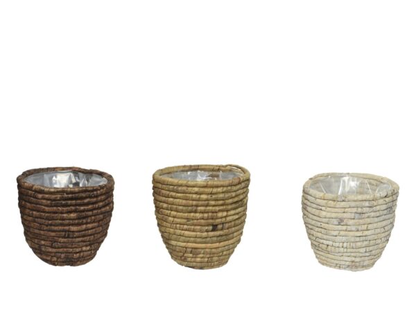Punutud korv Ø24x h22cm värvivalik 1tk