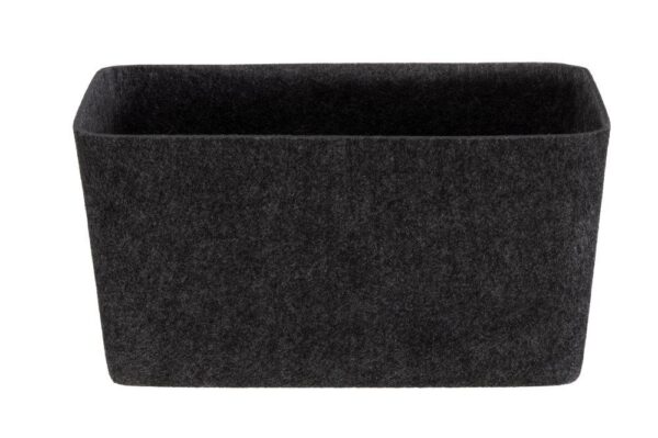 Hoiukorv Candy vildist kaanega tumehall 32x24x h16cm