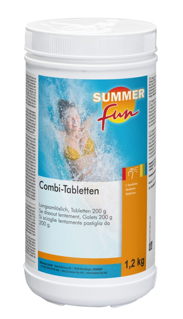 Kombi tabletid ujumisbasseini skimmerisse 1,2kg
