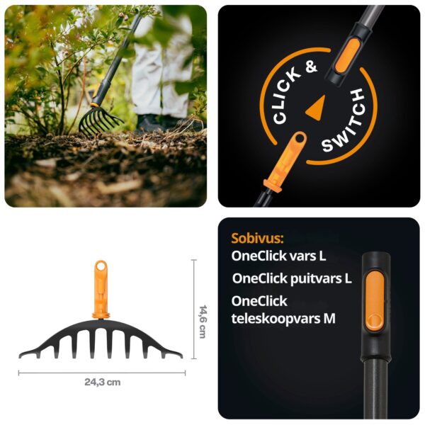 Fiskars roosireha OneClick laius 24cm