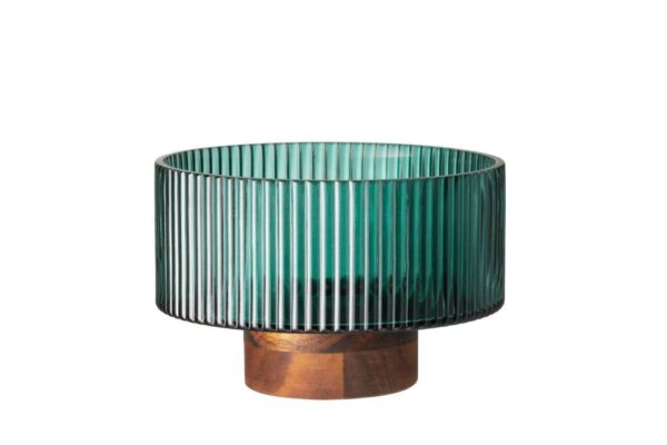 Kauss klaasist roheline Ø15x h9,5cm