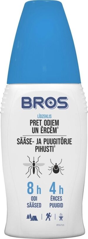Sääse- ja puugitõrjepihusti Bros 100ml