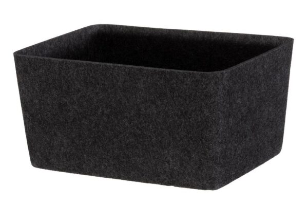 Hoiukorv Candy vildist kaanega tumehall 32x24x h16cm