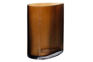 Vaas Kajo klaasist pruun 17×9,5x h20cm