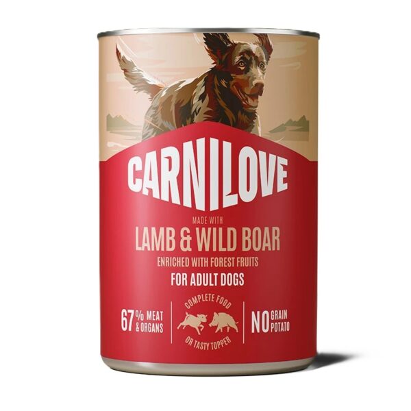 Carnilove konserv koertele Lamb & Wild Boar 400g