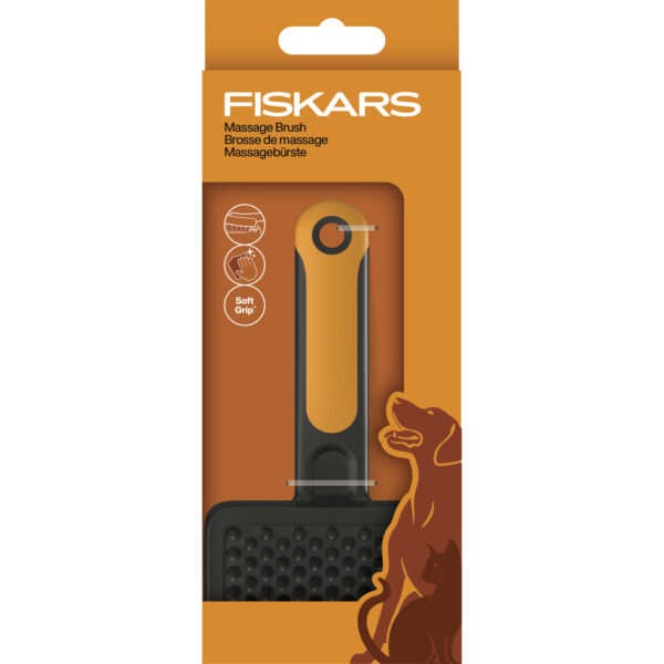 Fiskars massaažihari lemmikloomale