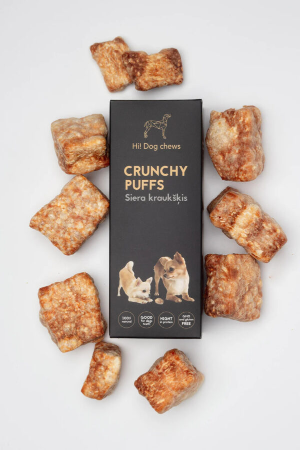 Crunchy puffs maiustus koerale 70g