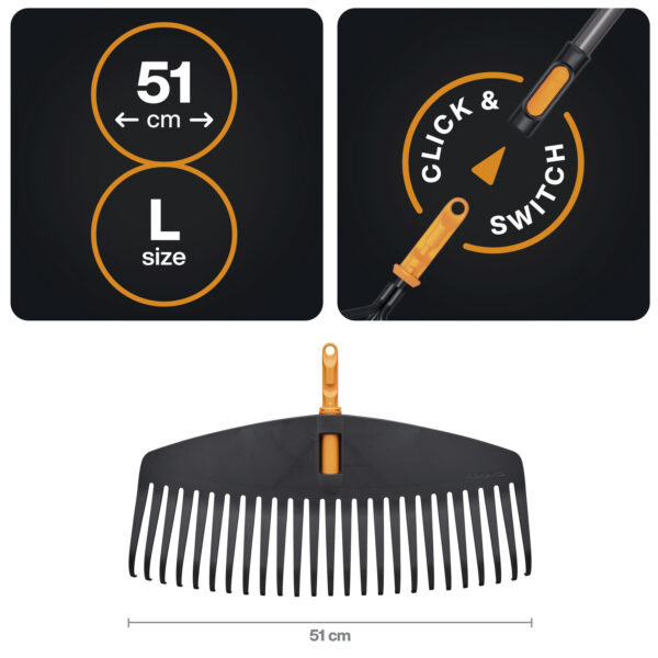 Fiskars lehe/murureha OneClick L laius 51cm