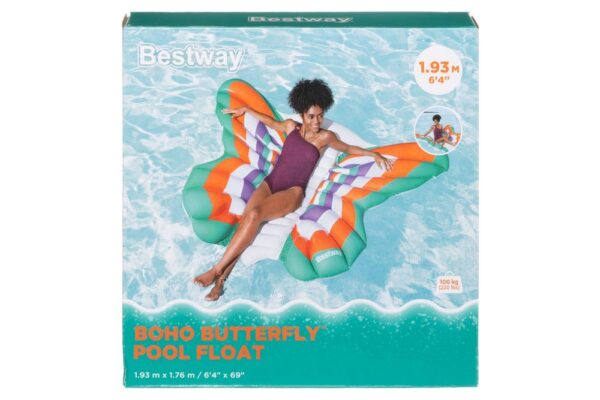Ujumismadrats Boho Butterfly 186×146× h21cm