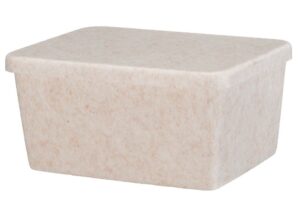 Hoiukorv Candy vildist kaanega beež 32x24x h16cm