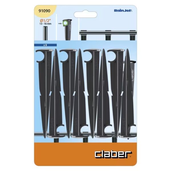 Claber fiksaatorvarras 1/2" peatorule 8tk