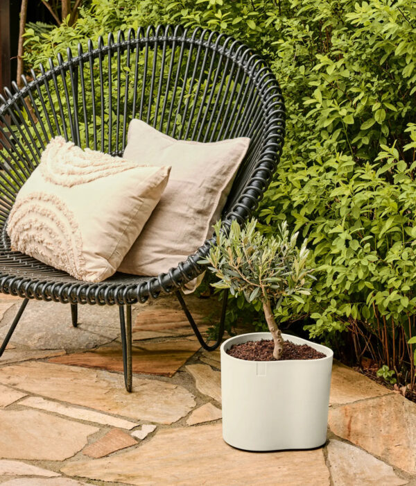 Lillepott Elho Eden Ø25x h23cm valge