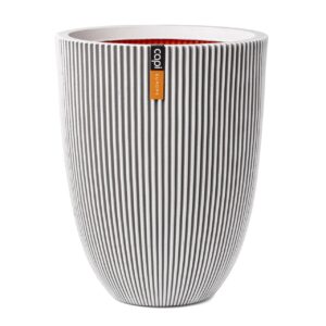 Õuepott Groove NL Ø46x h58 valge
