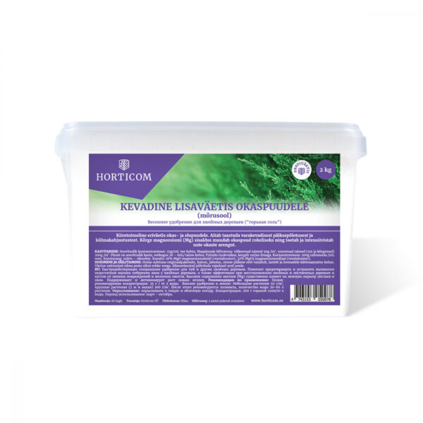 Horticom kevadine lisaväetis okaspuudele (mõrusool) 2kg