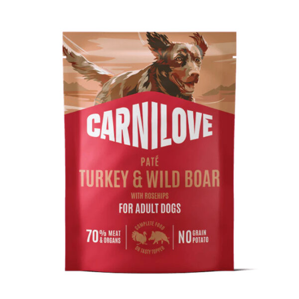 Carnilove märgtoit koerale Turkey & Wild Boar 300g