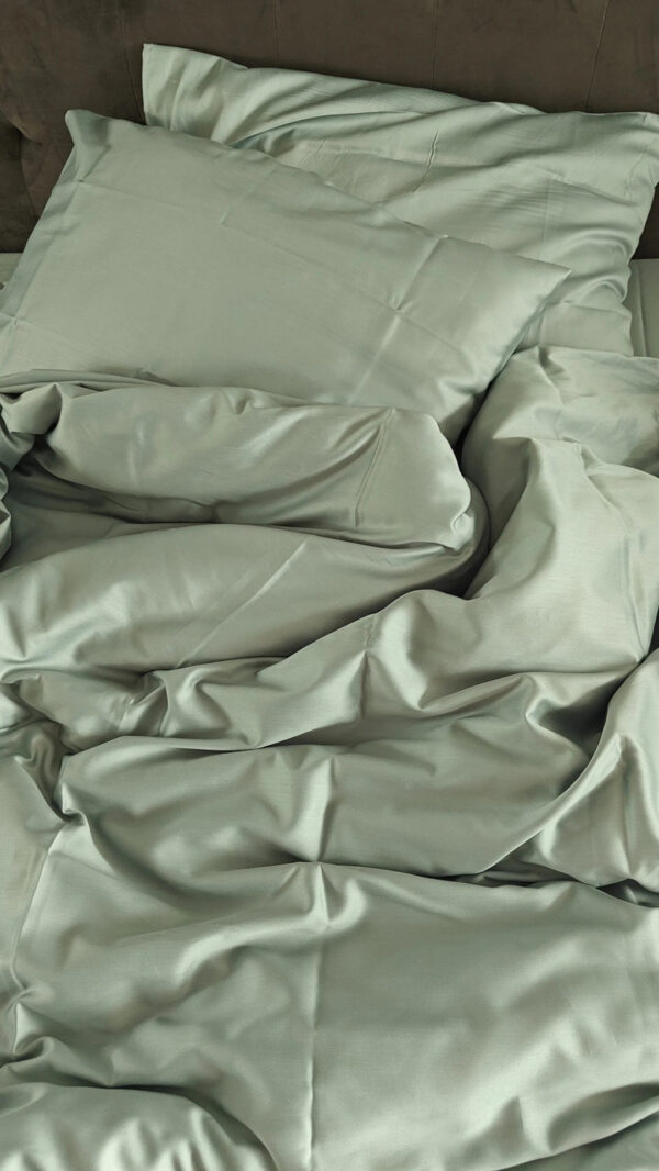 Tekikott satiinist LUX mündiroheline 240x210cm