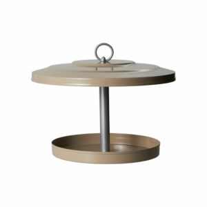 Linnusöögimaja seemnetele beež Ø32x h25cm