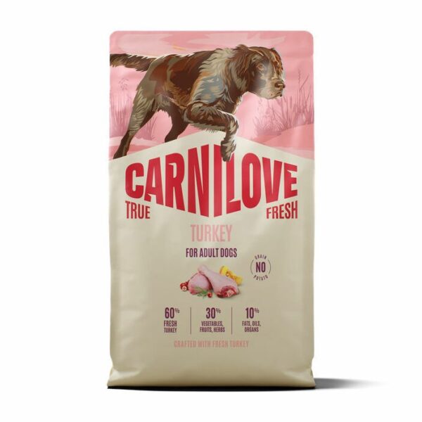 Carnilove kuivtoit koerale True Fresh Turkey 4kg