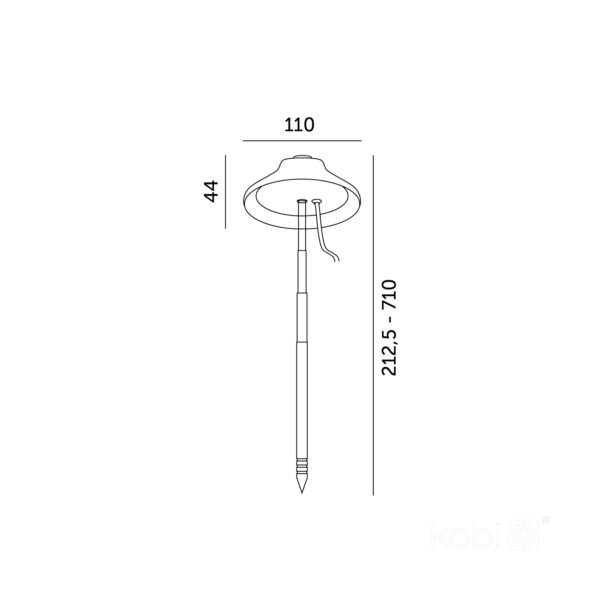 Taimelamp Verdi LED 5W valge