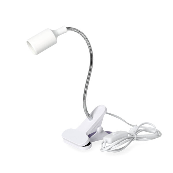 Taimelamp Kobi Planty clip E27 valge