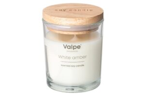 Lõhnaküünal sojavahast White Amber 35h 400g
