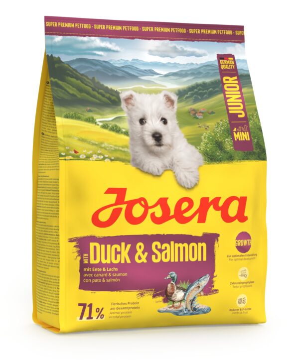 Josera kuivtoit korale Mini Junior Duck&Salmon 900g