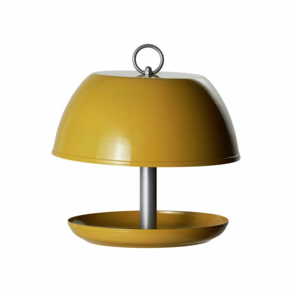 Linnusöögimaja seemnetele kollane Ø23x h25cm