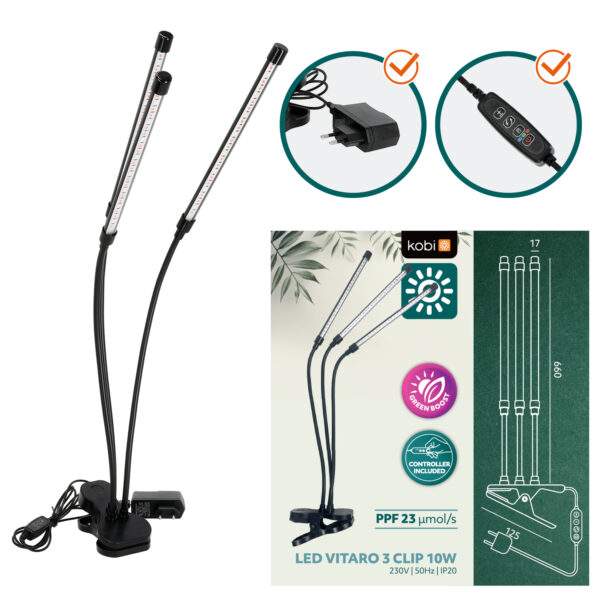 Taimelamp Vitaro LED 10W must