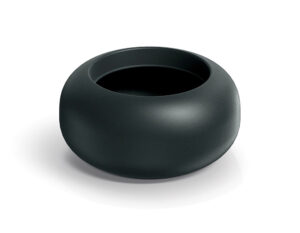 Lillepott ümar Ulpho Ø48x h22cm tumehall
