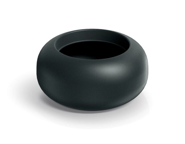 Lillepott ümar Ulpho Ø48x h22cm tumehall