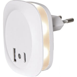 LED öölamp USB A/C laadijaga