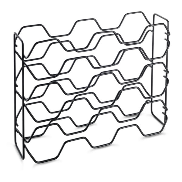 Veiniriiul Hexagon must 15'le pudelile 43x12x h34cm