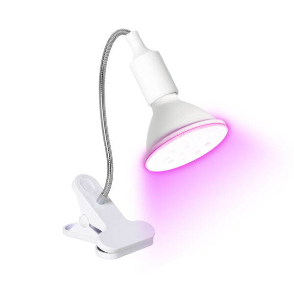 Taimelamp Kobi Planty clip E27 valge