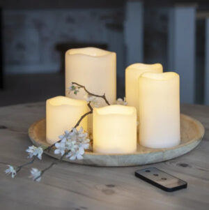 LED küünalde komplekt Paul 5tk