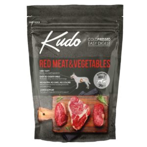Kudo külmpressitud kuivtoit koerale Red Meat & Vegetables 3kg