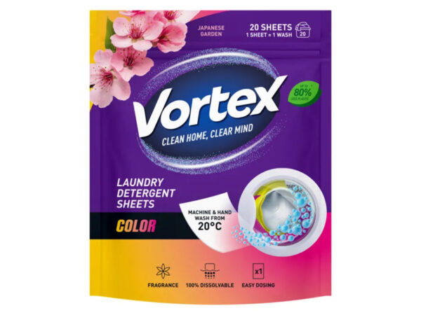 Pesuvahendilehed Color Vortex 20tk