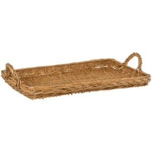 Punutud pajuvitstest kandik kahe sangaga 41x14x70cm