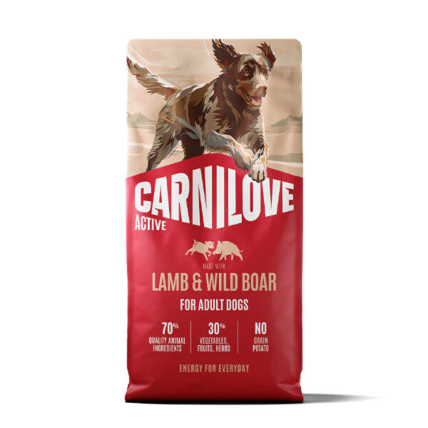 Carnilove kuivtoit koerale Active Lamb & Wild Boar 12kg